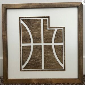 Utah Jazz Handmade Wooden Sign